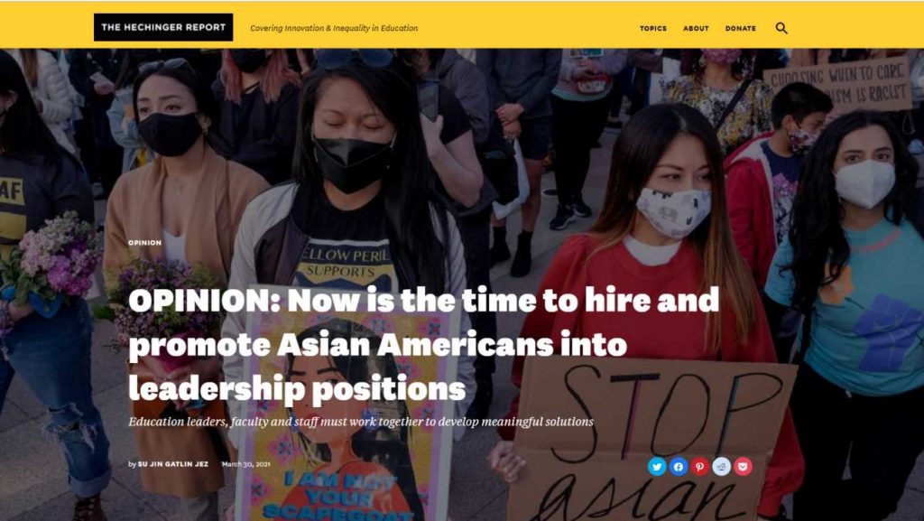 promote Asian Americans into leadership
